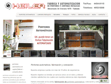 Tablet Screenshot of heiler.com.ar